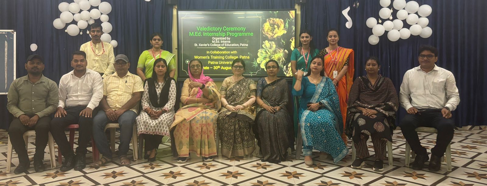 Valedictory Programme of M.Ed Interns  Date:- 30/08/25